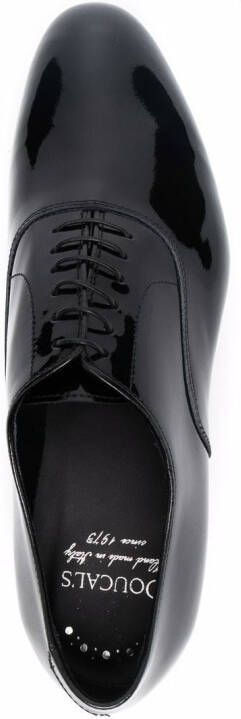 Doucal's pointed toe loafers Black