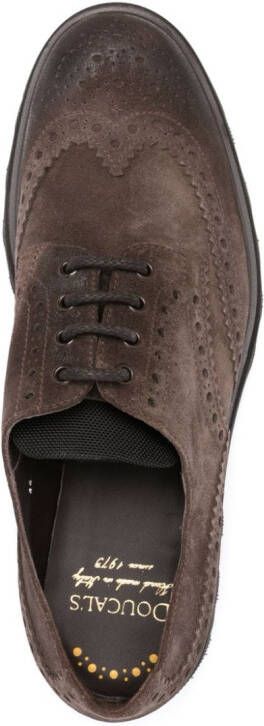 Doucal's Sally suede brogues Brown