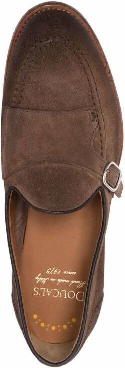 Doucal's side-buckle loafers Brown