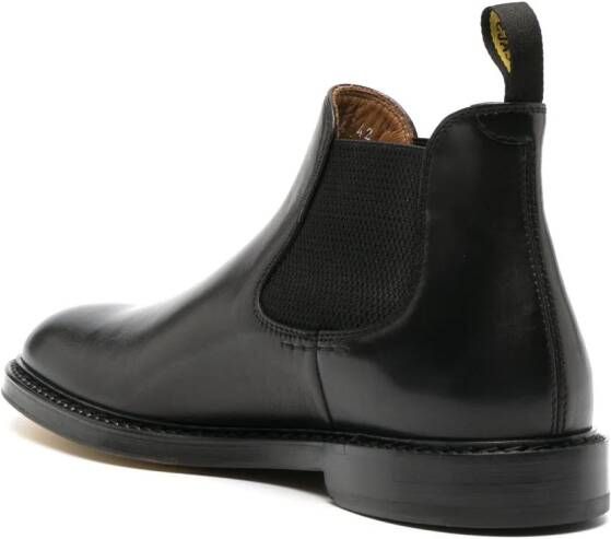 Doucal's slip-on leather ankle boots Black