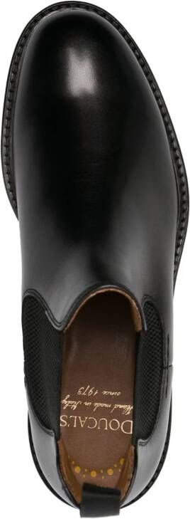 Doucal's slip-on leather ankle boots Black