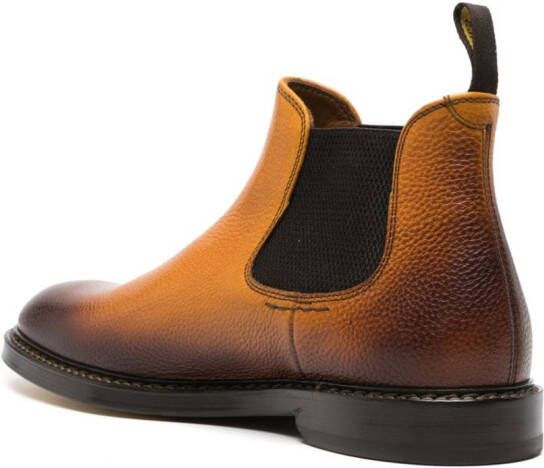 Doucal's slip-on leather ankle boots Brown