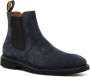 Doucal's slip-on suede ankle boots Blue - Thumbnail 2