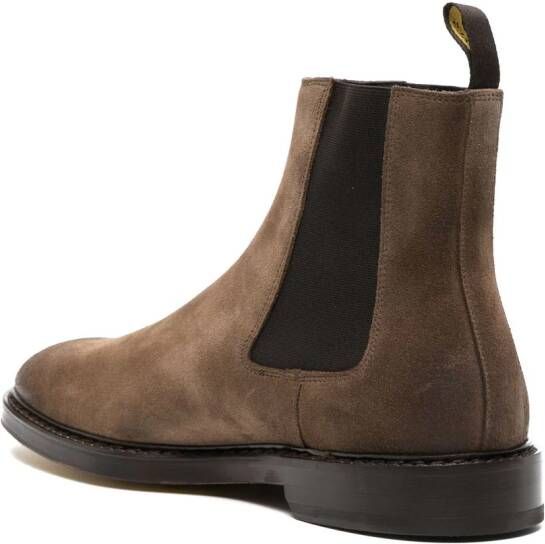 Doucal's slip-on suede ankle boots Brown