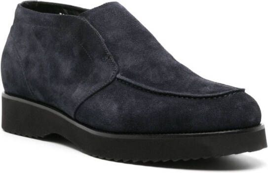 Doucal's slip-on suede boots Blue