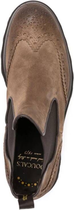 Doucal's suede Chelsea ankle boots Brown