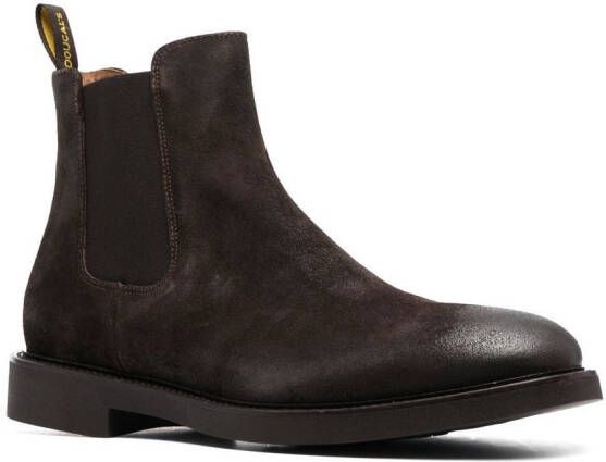 Doucal's suede Chelsea boots Brown