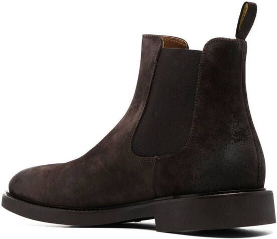 Doucal's suede Chelsea boots Brown