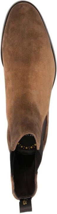 Doucal's suede chelsea boots Brown