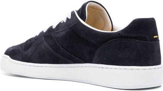 Doucal's suede lace-up sneakers Blue