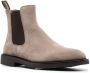 Doucal's suede side-panel ankle boots Grey - Thumbnail 2