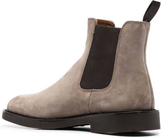 Doucal's suede side-panel ankle boots Grey