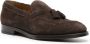 Doucal's tassel-detail calf-suede loafers Brown - Thumbnail 2