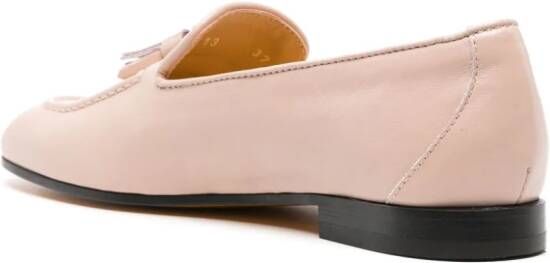 Doucal's tassel-detail leather loafers Neutrals