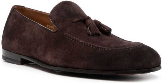Doucal's Tassels leather loafers Brown