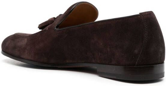 Doucal's Tassels leather loafers Brown