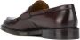 Doucal's tone-on-tone gusset penny loafers Brown - Thumbnail 3