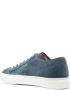 Doucal's two-tone low-top suede sneakers Blue - Thumbnail 3