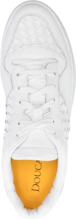 Doucal's woven leather sneakers White