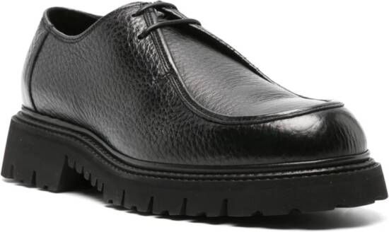 Doucal's x Neil Barrett chuncky sole leather loafer Black