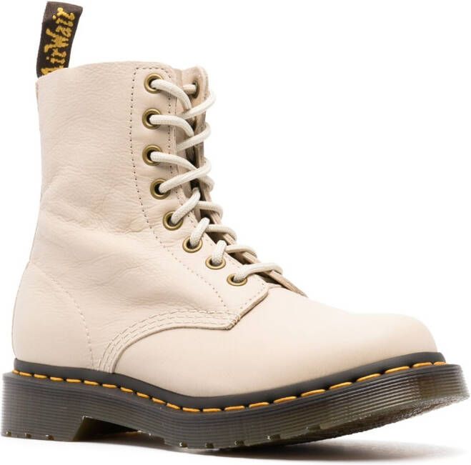 Dr. Martens 1460 Pascal Virginia leather boots Neutrals