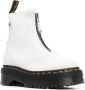 Dr. Martens 45mm zip-front chunky boots White - Thumbnail 2