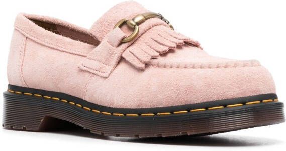 Dr. Martens Adrian Snaffle suede loafers Pink