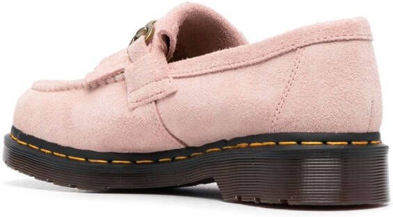 Dr. Martens Adrian Snaffle suede loafers Pink