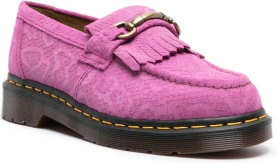 Dr. Martens Adrian textured-finish loafers Pink
