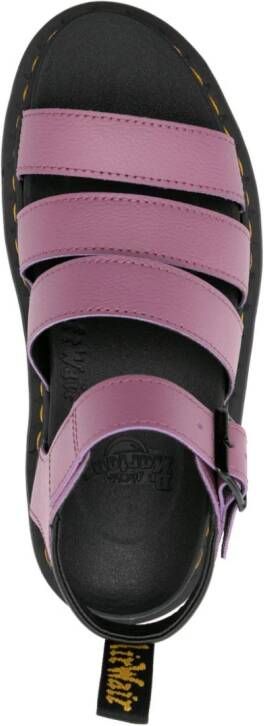 Dr. Martens Blaire platform sandals Purple