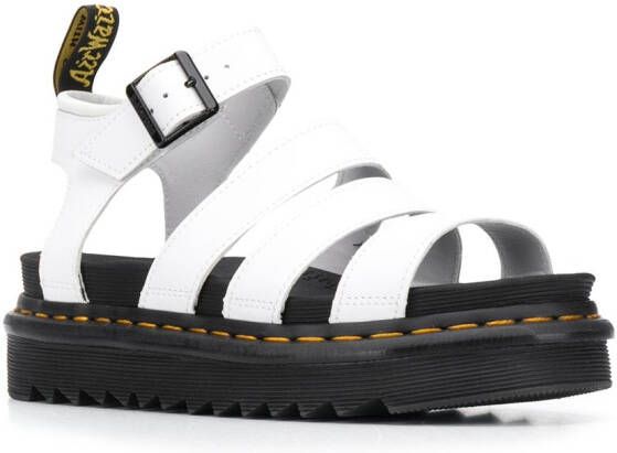 Dr. Martens Blaire Softy T multi-strap platform sandals White