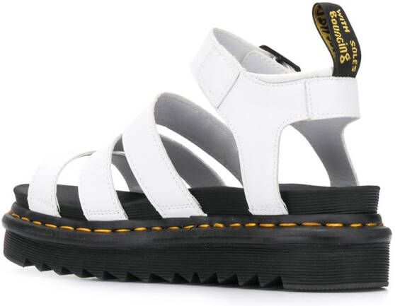 Dr. Martens Blaire Softy T multi-strap platform sandals White