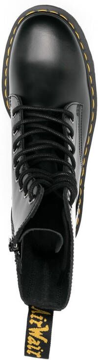 Dr. Martens chunky lace-up leather boots Black