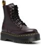 Dr. Martens chunky lace-up leather boots Red - Thumbnail 2