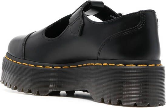 Dr. Martens cut-out leather loafers Black
