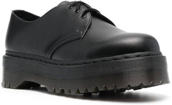 Dr. Martens faux-leather derby shoes Black