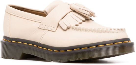 Dr. Martens fringe-detail leather loafers Neutrals