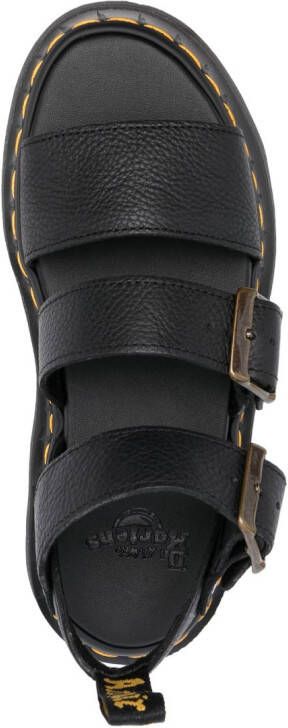 Dr. Martens Gryphon 45mm leather sandals Black