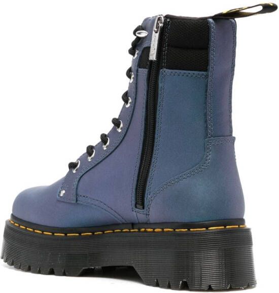 Dr. Martens Jadon II platform leather boots Blue