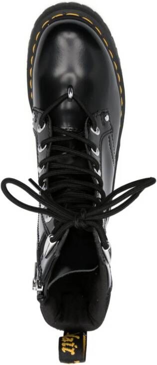 Dr. Martens Jadon leather combat boots Black