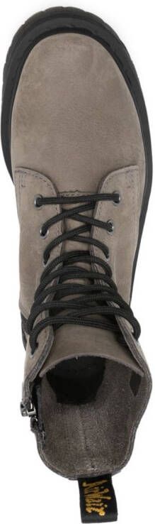 Dr. Martens Jadon leather platform boots Grey
