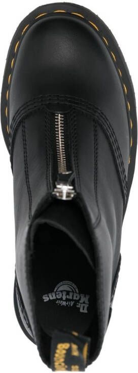 Dr. Martens Jetta zip-up platform boots Black