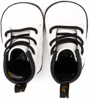 Dr. Martens Kids 1460 lace-up leather boots White