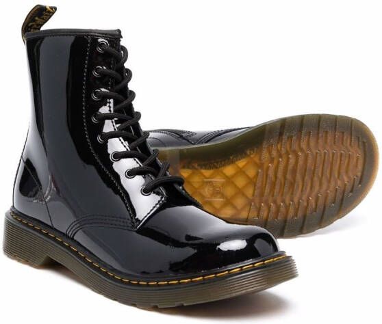 Dr. Martens Kids 1460 teen lace-up boots Black