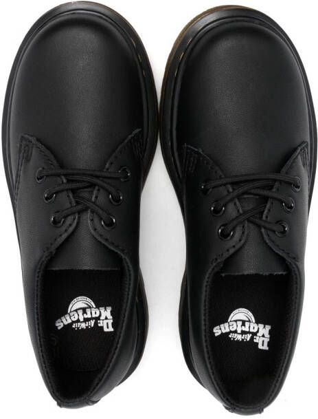 Dr. Martens Kids 1461 leather Derby shoes Black
