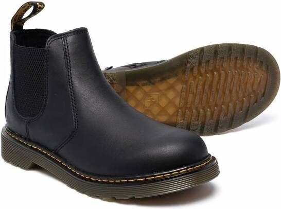 Dr. Martens Kids ankle leather boots Black