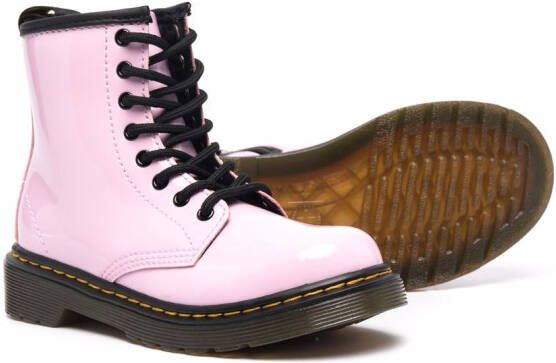 Dr. Martens Kids lace-up ankle boots Pink