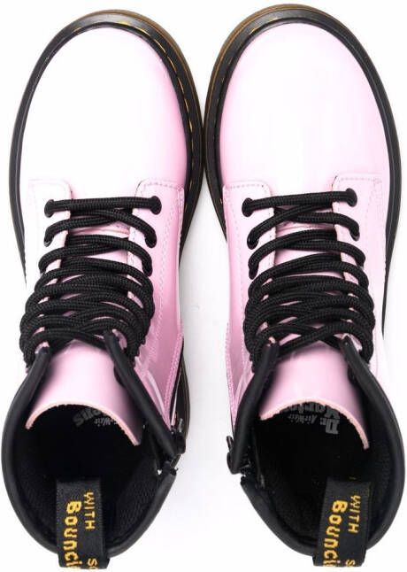 Dr. Martens Kids lace-up ankle boots Pink