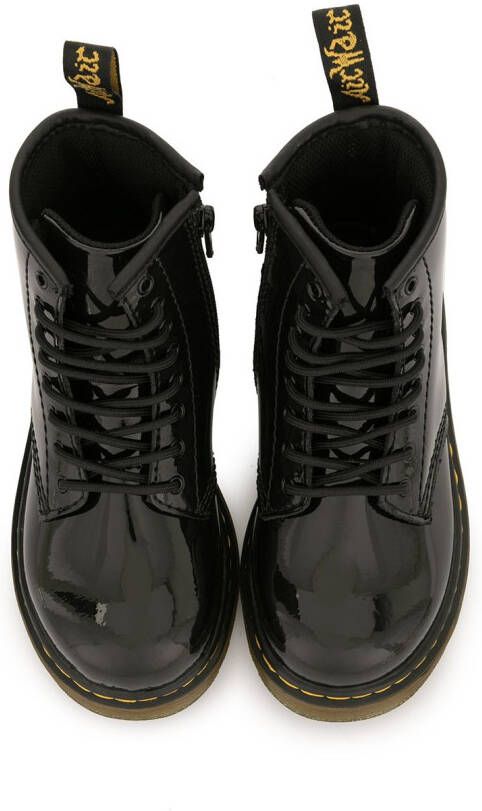 Dr. Martens Kids lace up wellie boots Black