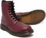 Dr. Martens Kids TEEN classic lace-up boots Red - Thumbnail 2